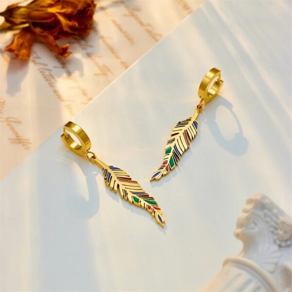 1236 Gold Plated Earrings - Image 2