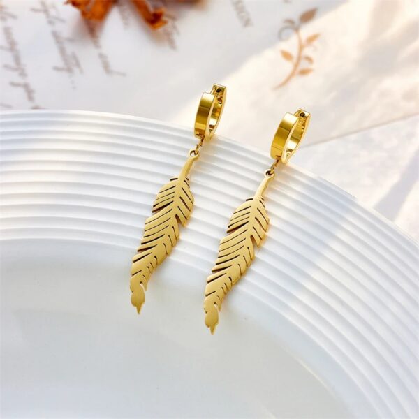 1236 Gold Plated Earrings - Image 3