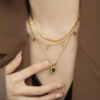 1240 Gold Plated Necklace
