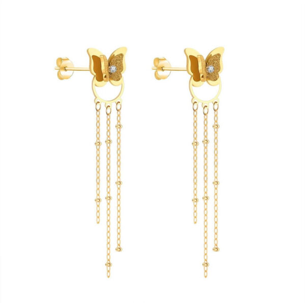 1241 Gold Plated Earrings - Image 3