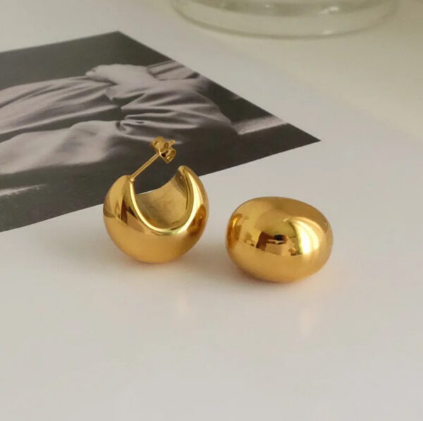 1242 Gold Plated Earrings - Image 2