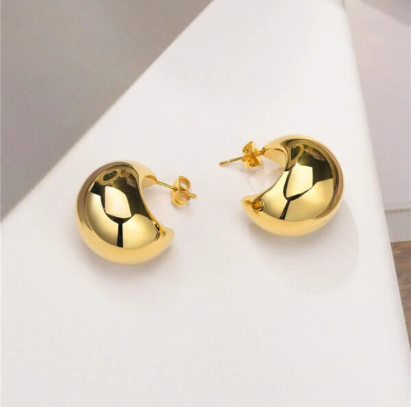 1242 Gold Plated Earrings - Image 7