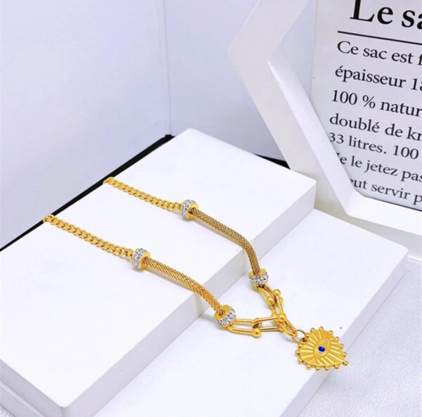 1246 Gold Plated Necklace - Image 3
