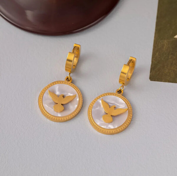 1252 Gold Plated Earrings - Image 2