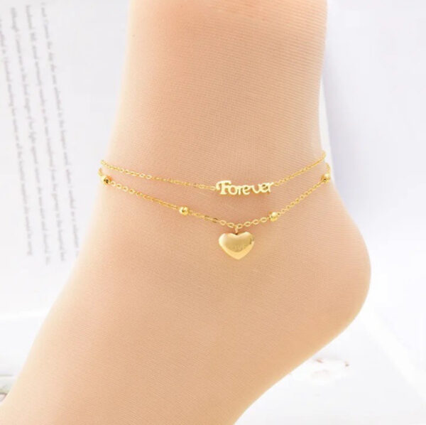 1253 Gold Plated Anklet