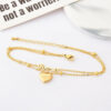 1253 Gold Plated Anklet