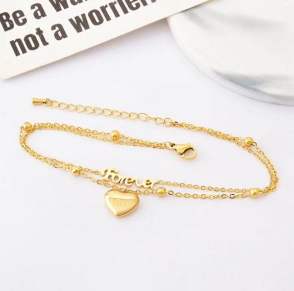 1253 Gold Plated Anklet - Image 2