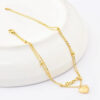 1253 Gold Plated Anklet
