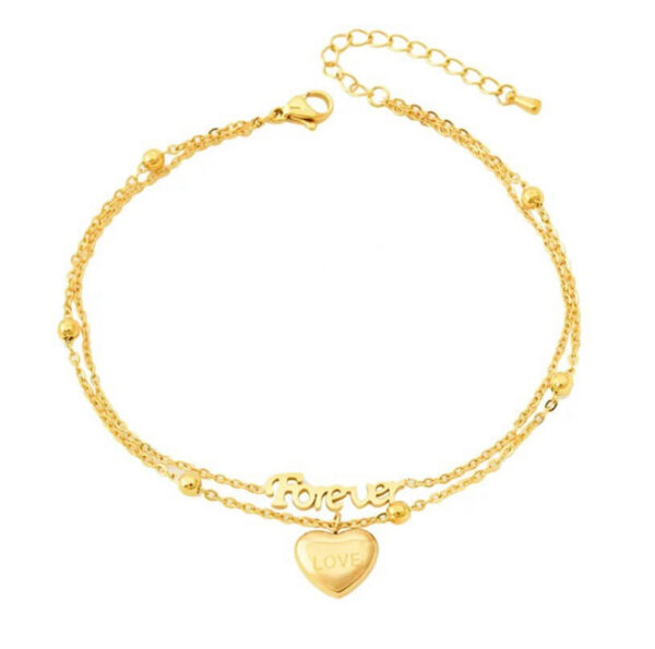 1253 Gold Plated Anklet - Image 5