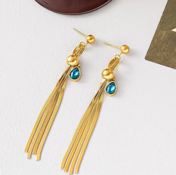 1268 Gold Plated Earrings - Image 2