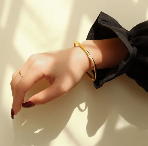 1270 Gold Plated Bangle - Image 7