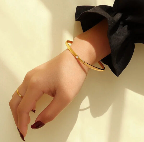 1270 Gold Plated Bangle - Image 8