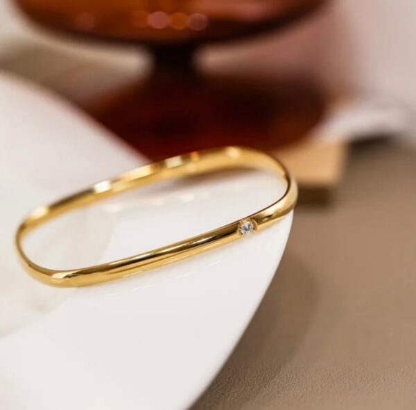 1270 Gold Plated Bangle - Image 9