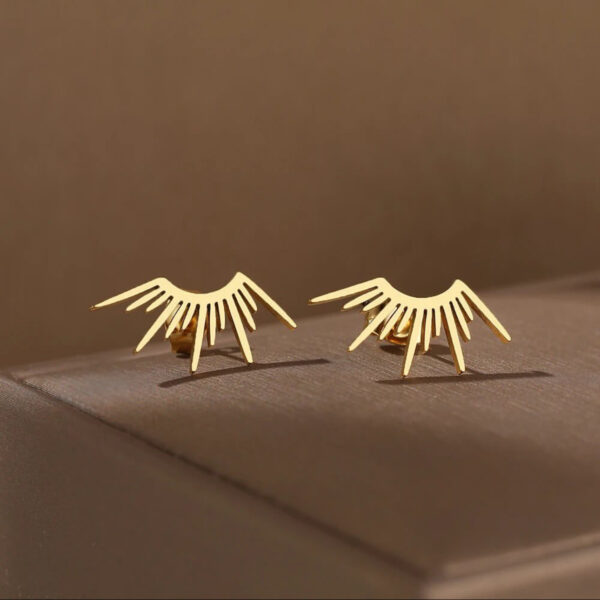 1269 Gold Plated Earrings - Image 2
