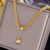 1261 Gold Plated Necklace