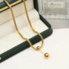 1261 Gold Plated Necklace