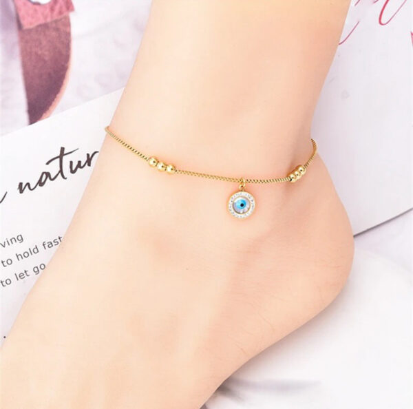 1266 Gold Plated Anklet - Image 2