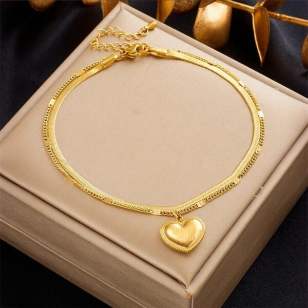 1265 Gold Plated Anklet - Image 2