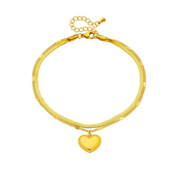 1265 Gold Plated Anklet - Image 6