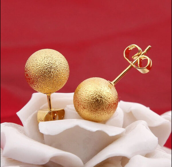 1267 Gold Plated Earrings - Image 3