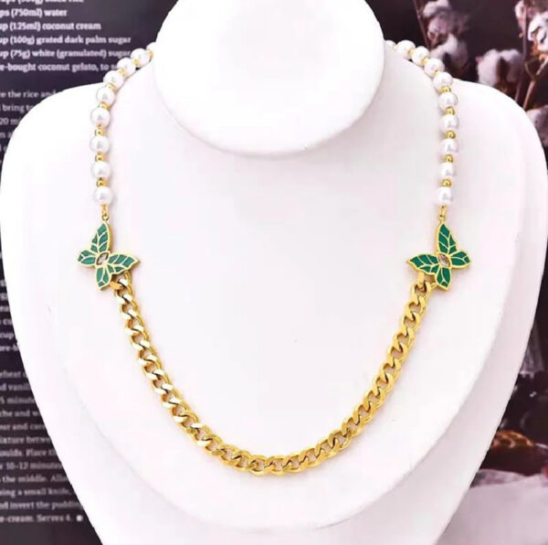 1273 Gold Plated Necklace - Image 3