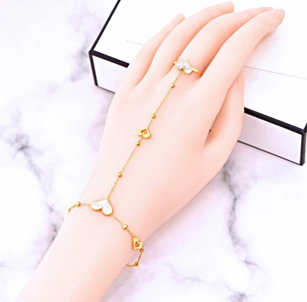 1290 Gold Plated Finger Bracelet