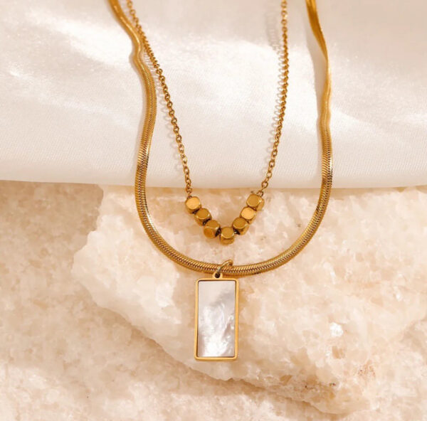 1294 Gold Plated Necklace - Image 2