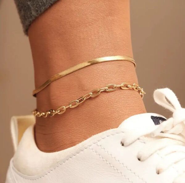 1295 Gold Plated Anklet