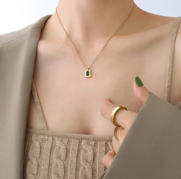 1298 Gold Plated Necklace - Image 7