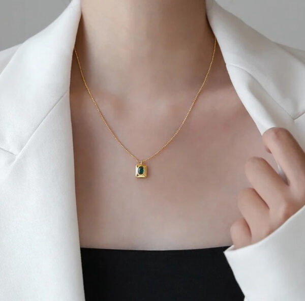 1298 Gold Plated Necklace - Image 8