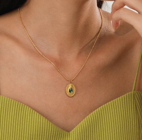 1296 Gold Plated Necklace - Image 2