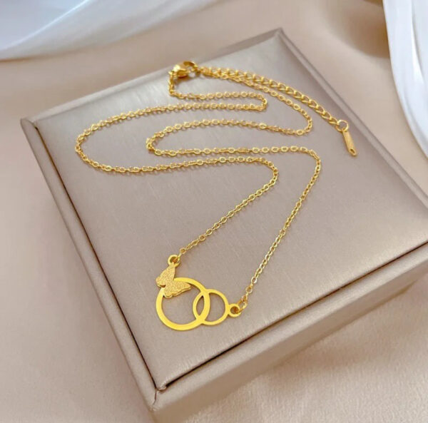 1307 Gold Plated Necklace - Image 2