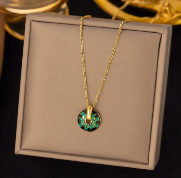 1310 Gold Plated Necklace & Earrings