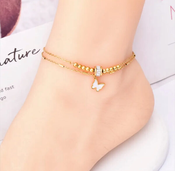 1311 Gold Plated Anklet