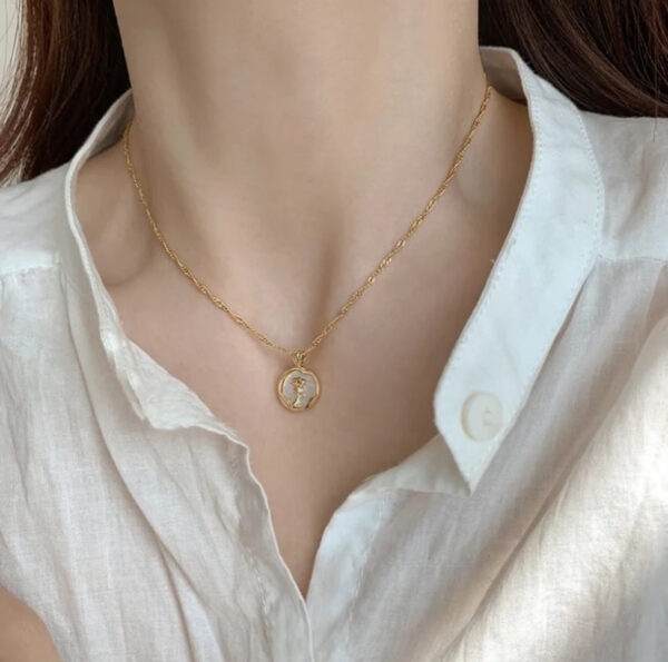 1317 Gold Plated Necklace - Image 8