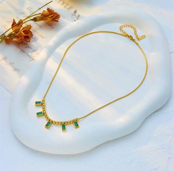 1318 Gold Plated Necklace - Image 5