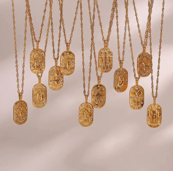 1327 Gold Plated Necklace - Image 4