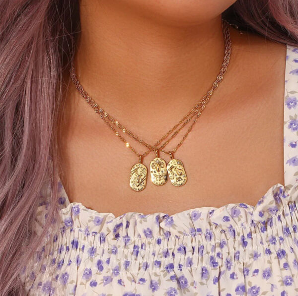 1327 Gold Plated Necklace - Image 7