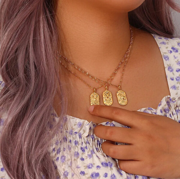1327 Gold Plated Necklace - Image 8