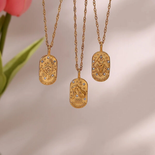 1327 Gold Plated Necklace - Image 9
