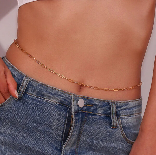 1336 Gold Plated Belly Chain