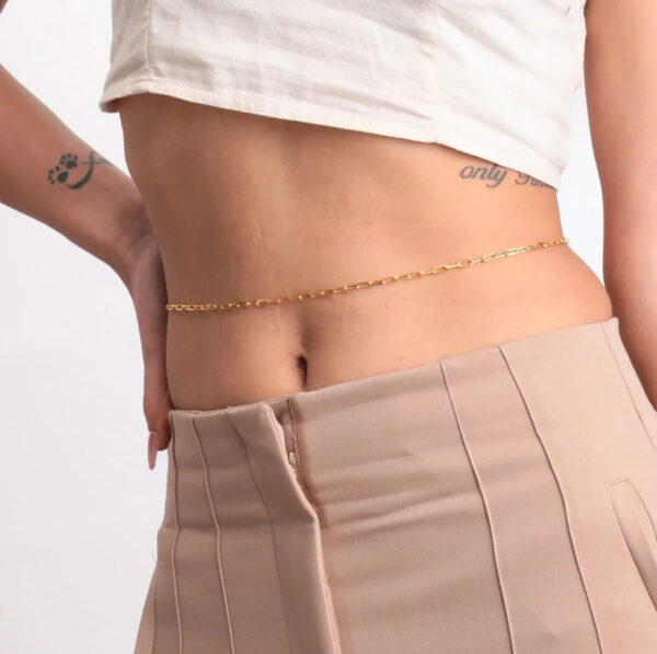 1336 Gold Plated Belly Chain - Image 4