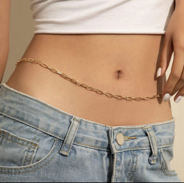 1336 Gold Plated Belly Chain - Image 5