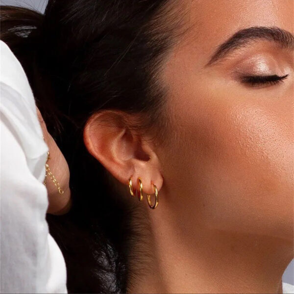 1331 Gold Plated Earrings - Image 7