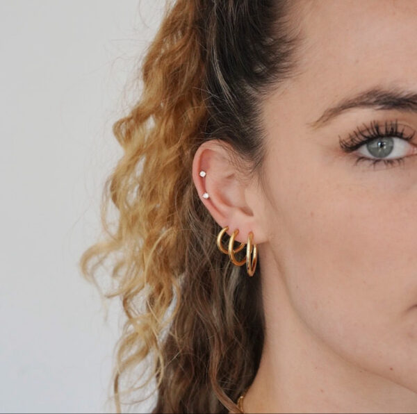1331 Gold Plated Earrings - Image 8