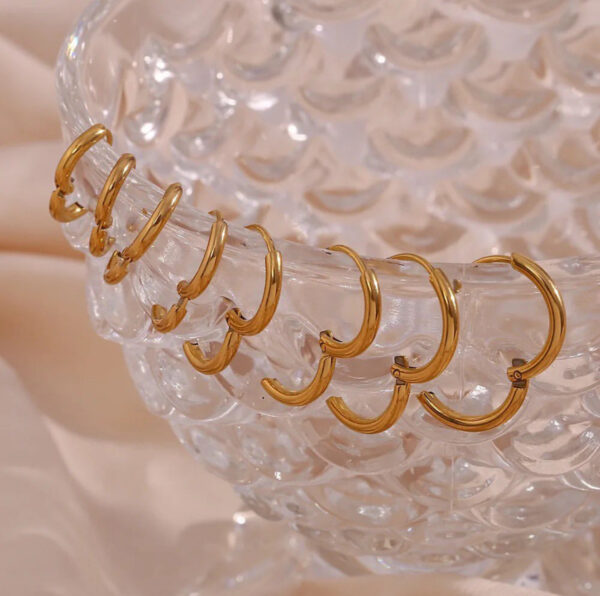 1331 Gold Plated Earrings - Image 9