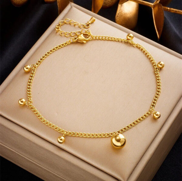 1337 Gold Plated Anklet - Image 2