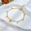 1337 Gold Plated Anklet