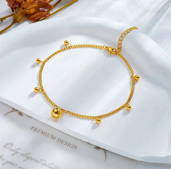 1337 Gold Plated Anklet - Image 3