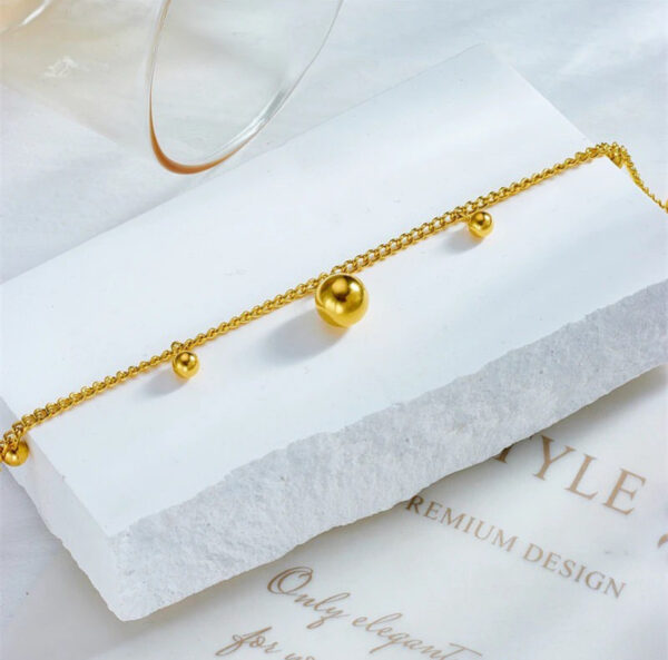 1337 Gold Plated Anklet - Image 4